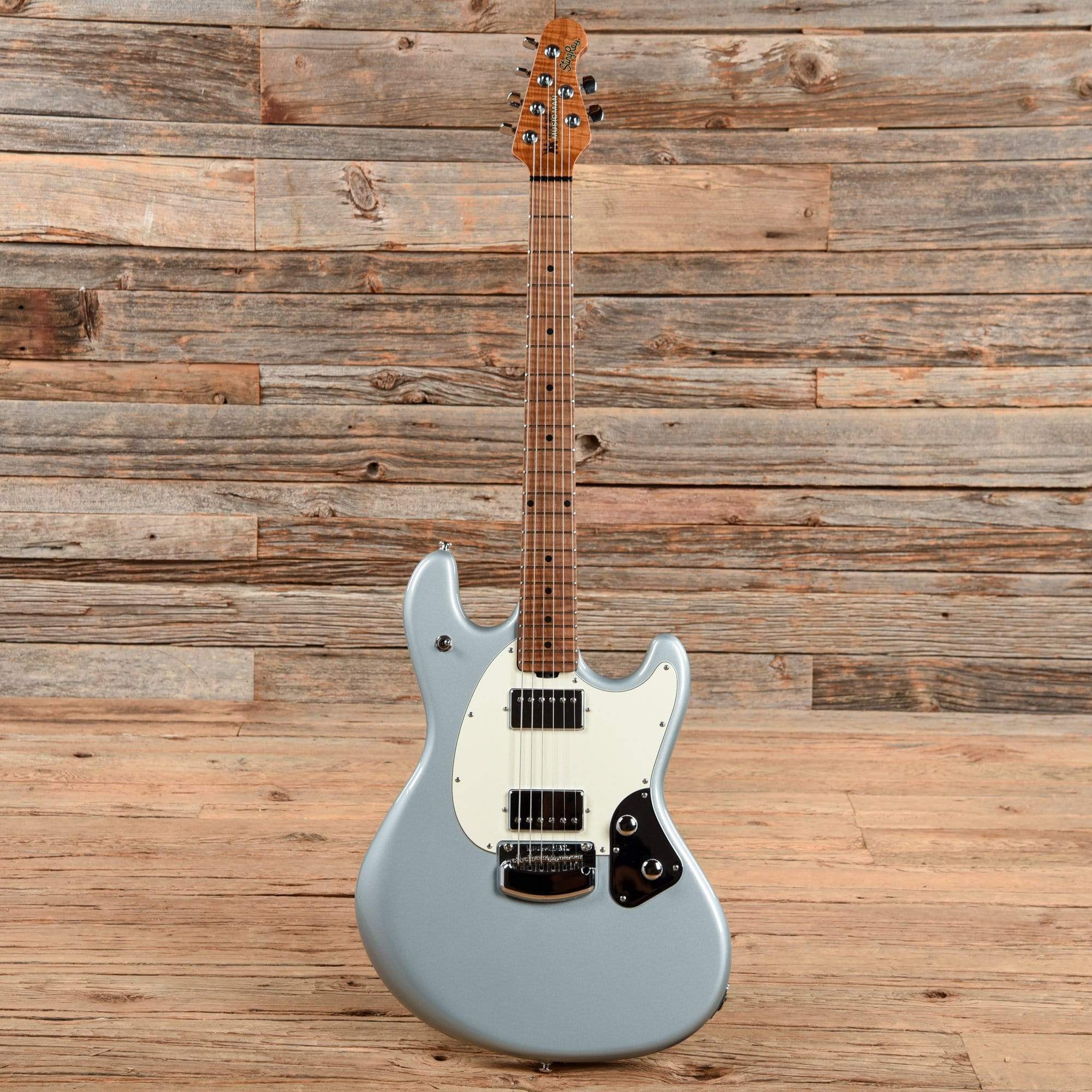 Music Man StingRay RS Firemist Silver 2019 Electric Guitars / Solid Body