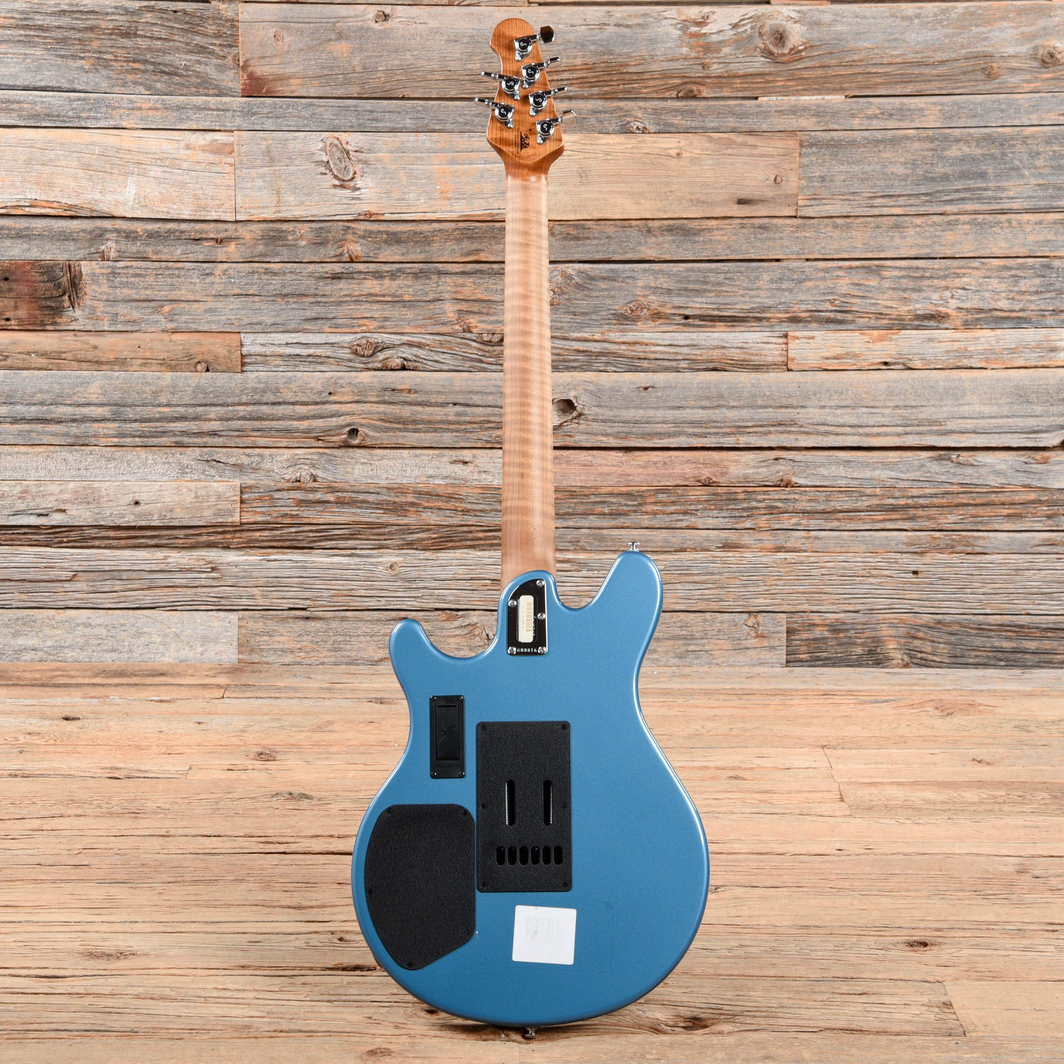Music Man Valentine Tremolo w/Roasted Maple Neck Toluca Lake Blue 2018 Electric Guitars / Solid Body