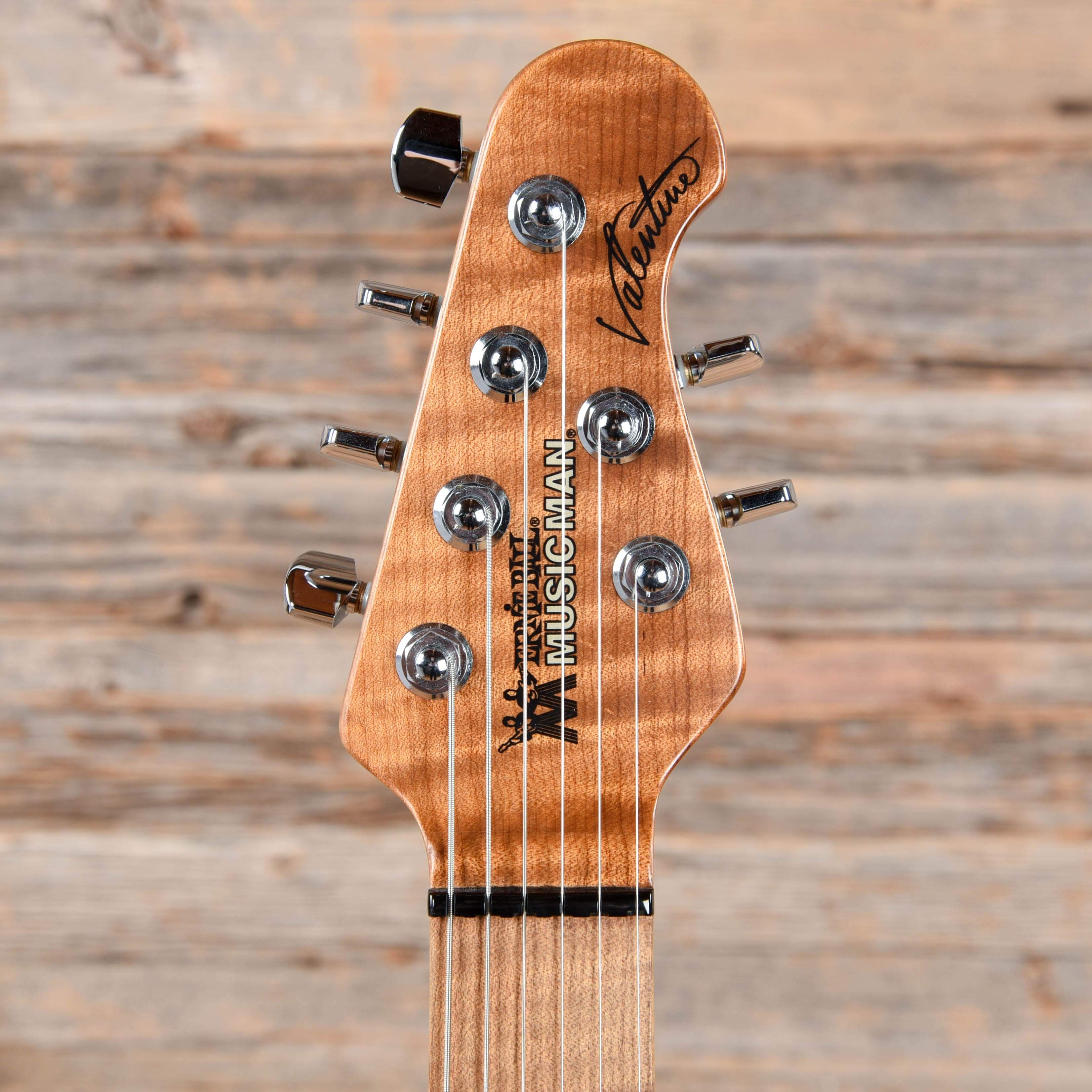 Music Man Valentine Tremolo w/Roasted Maple Neck Toluca Lake Blue 2018 Electric Guitars / Solid Body