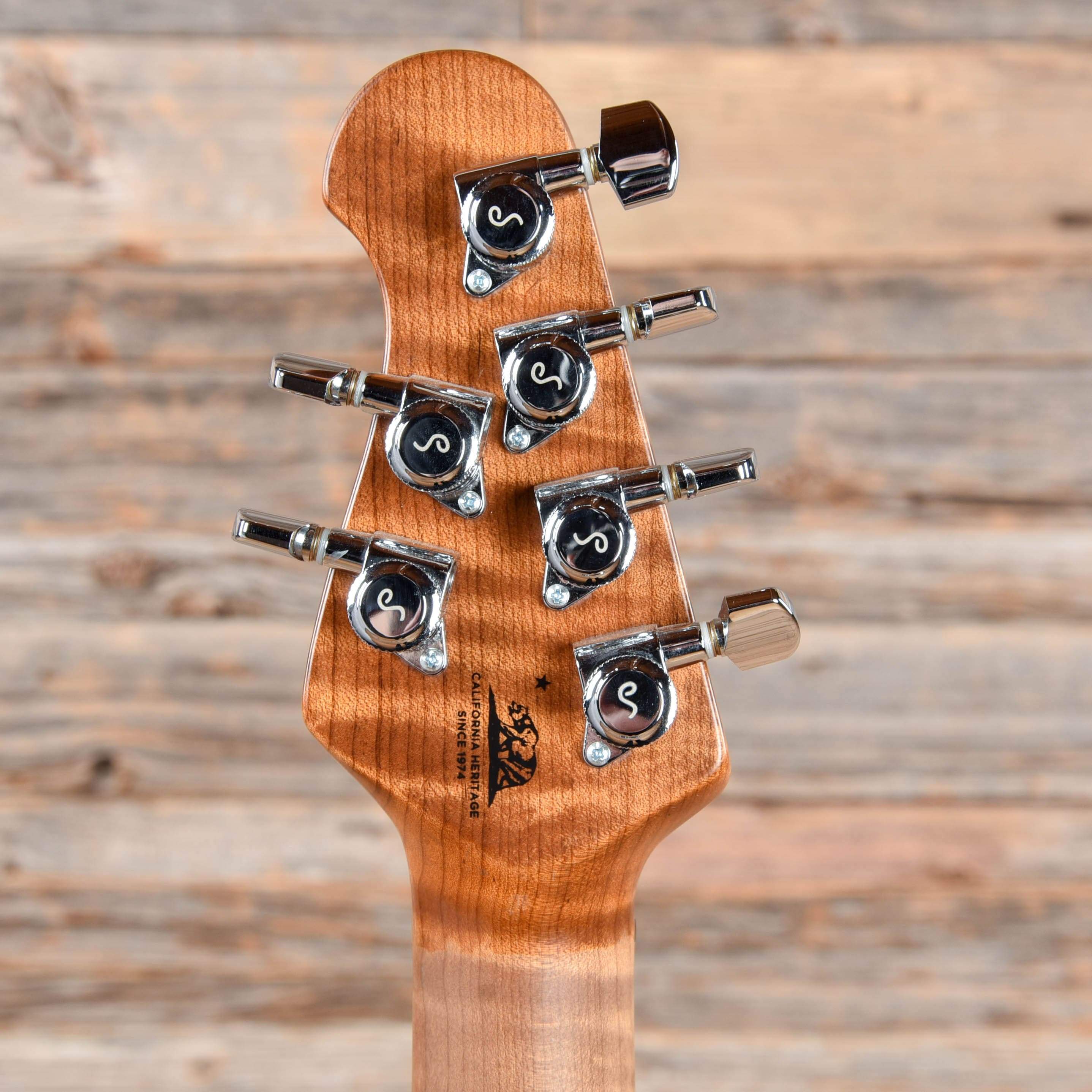 Music Man Valentine Tremolo w/Roasted Maple Neck Toluca Lake Blue 2018 Electric Guitars / Solid Body