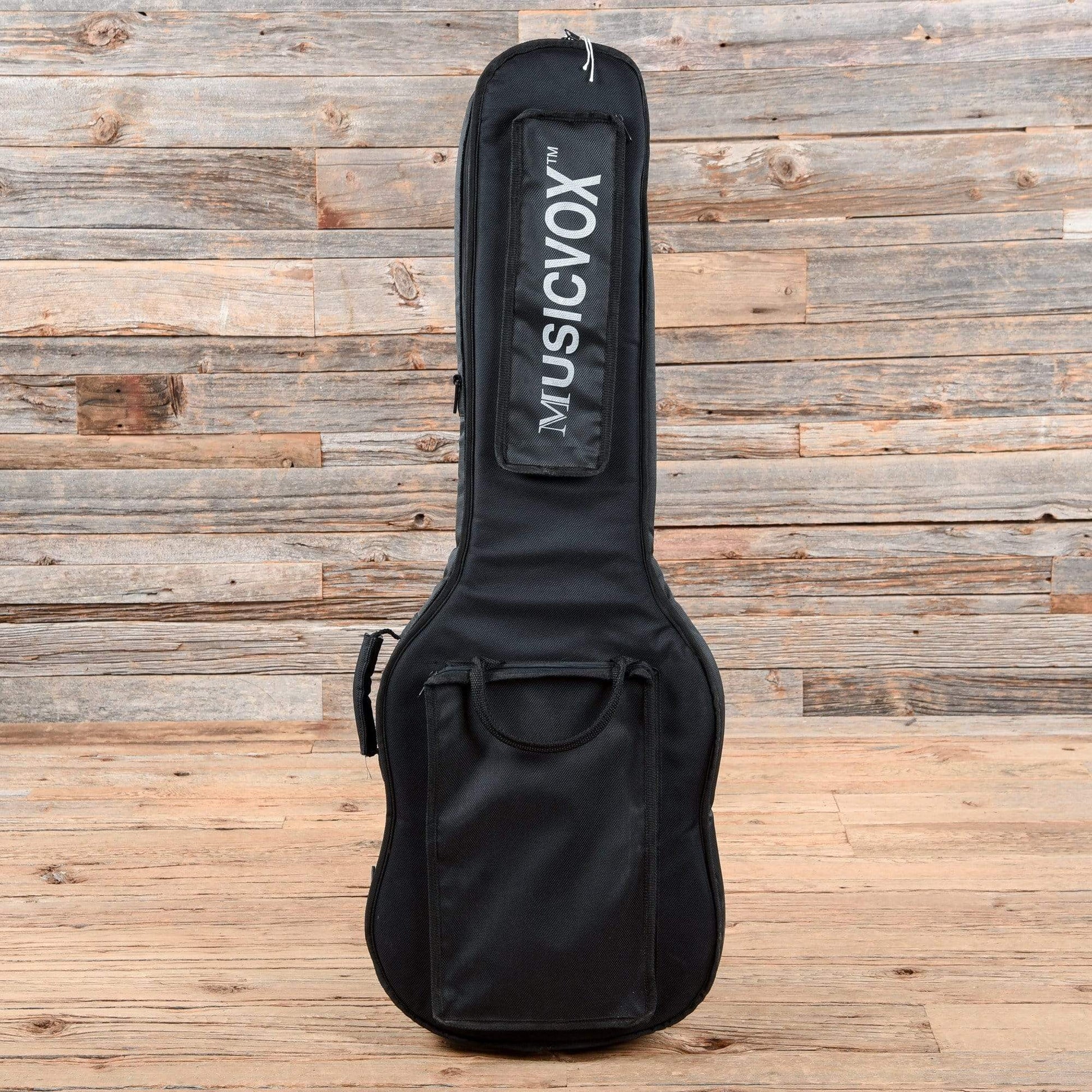 Musicvox Guitar Silver Sparkle Electric Guitars / Solid Body