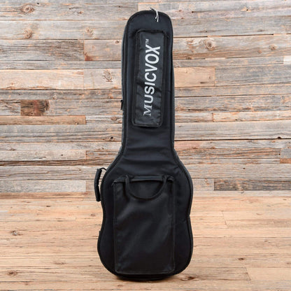 Musicvox Guitar Silver Sparkle Electric Guitars / Solid Body