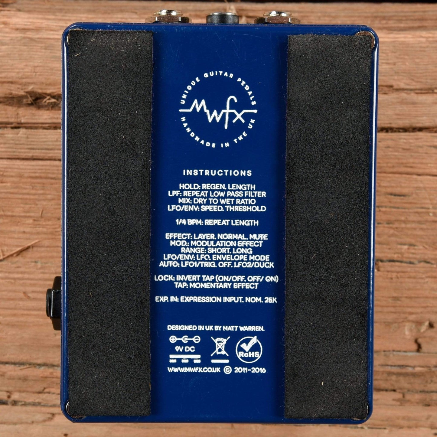 MWFX Judder Effects and Pedals / Loop Pedals and Samplers