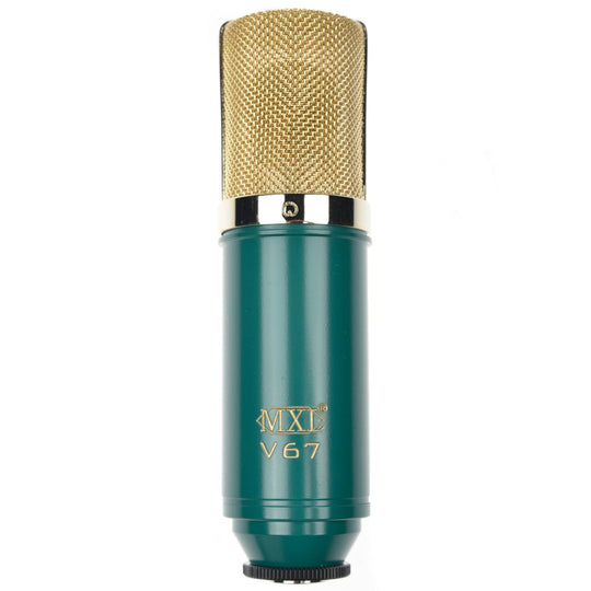 MXL V67G Large Capsule Condenser Microphone Green/Gold Pro Audio / Microphones