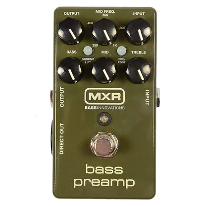 MXR M81 Bass Preamp Bundle w/ Truetone 1 Spot Space Saving 9v Adapter Effects and Pedals / Bass Pedals