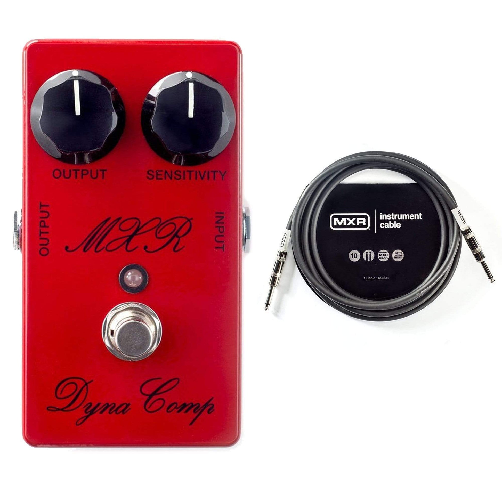 MXR Custom Shop CSP-102SL Vintage DynaComp Bundle W/MXR 10ft Instrument Cable Effects and Pedals / Compression and Sustain