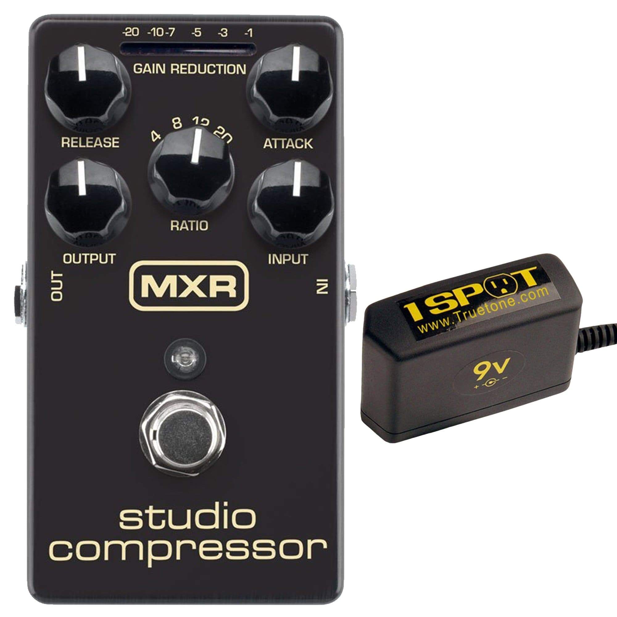 MXR M76 Studio Compressor Bundle w/ Truetone 1 Spot Space Saving 9v Ad ...