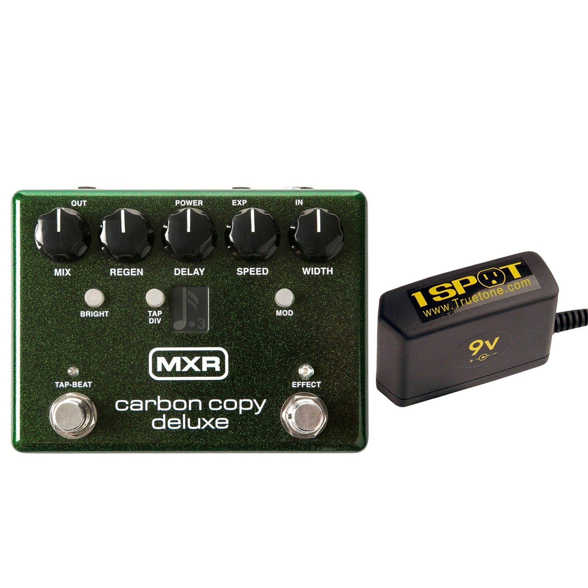 carbon copy analog delay pedal MXR Carbon Copy Deluxe Bundle w/ Truetone 1 Spot Space Saving 9v Adapt – Chicago Music Exchange