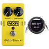 MXR M-104 Distortion + Bundle w/MXR 10ft Instrument Cable Effects and Pedals / Distortion