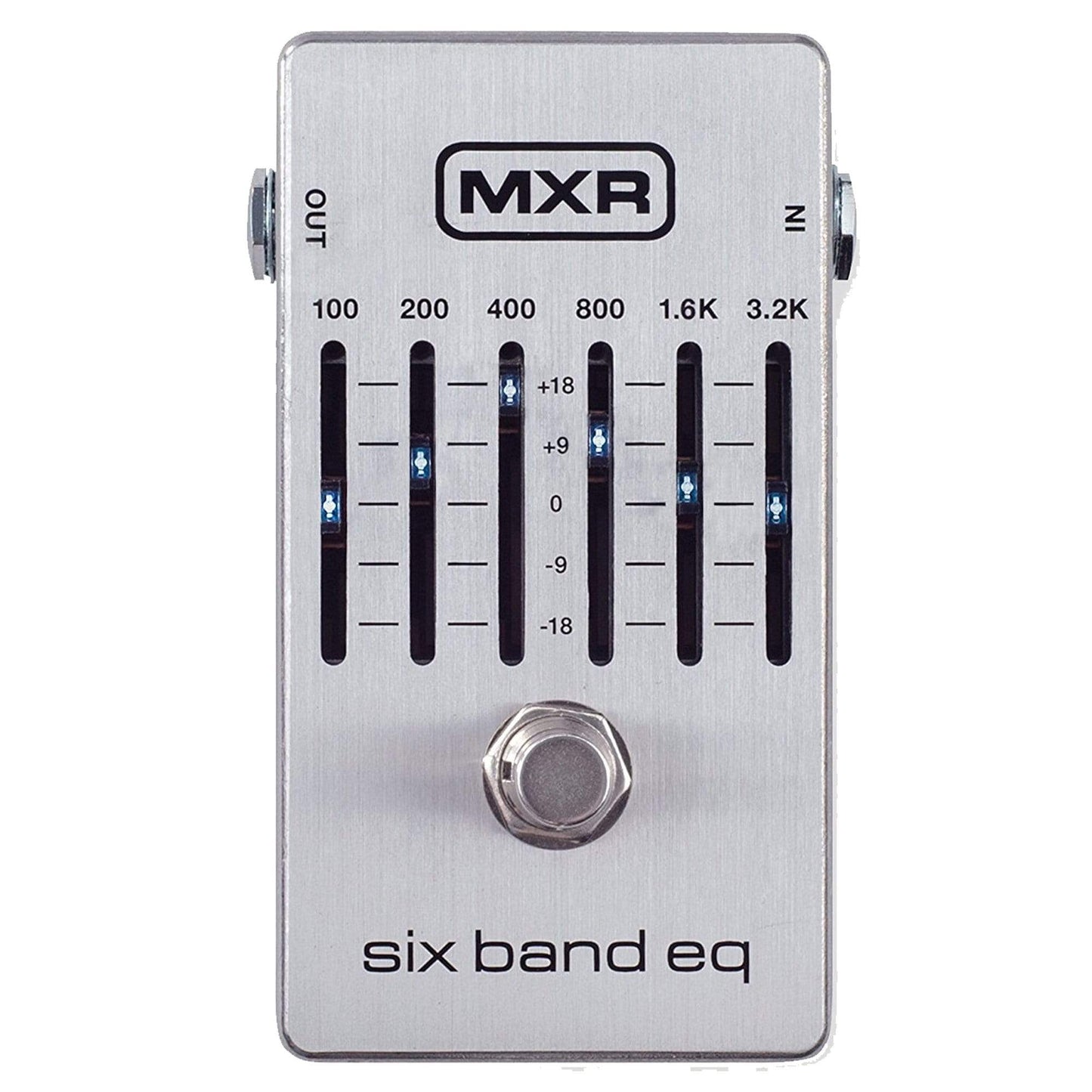 MXR M-109S 6 Band EQ Bundle w/ Truetone 1 Spot Space Saving 9v Adapter Effects and Pedals / EQ