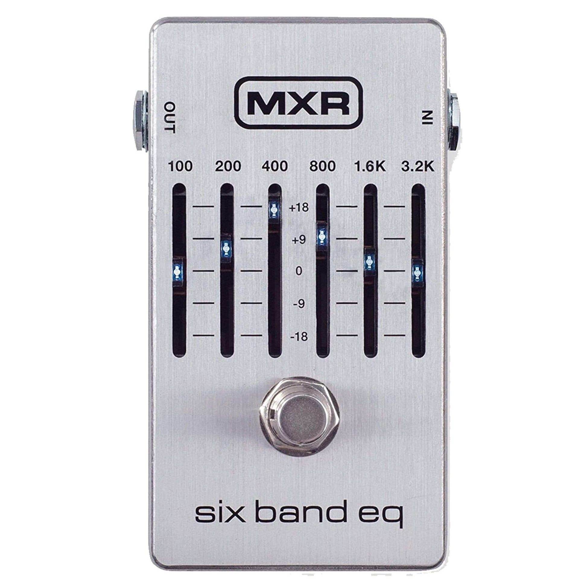 MXR M-109S 6 Band EQ Bundle w/ Truetone 1 Spot Space Saving 9v Adapter Effects and Pedals / EQ
