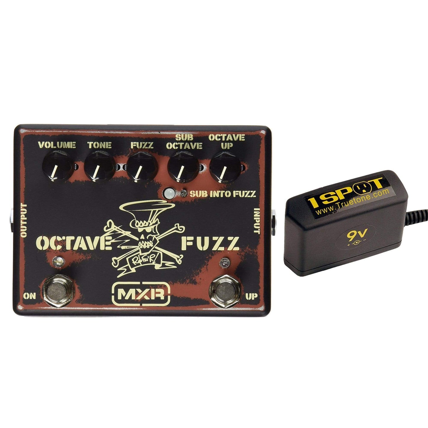MXR Slash Octave Fuzz Bundle w/ Truetone 1 Spot Space Saving 9v Adapter Effects and Pedals / Fuzz,Effects and Pedals / Octave and Pitch