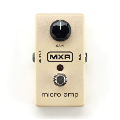 MXR M-133 Micro Amp Bundle w/ Truetone 1 Spot Space Saving 9v Adapter Effects and Pedals / Overdrive and Boost