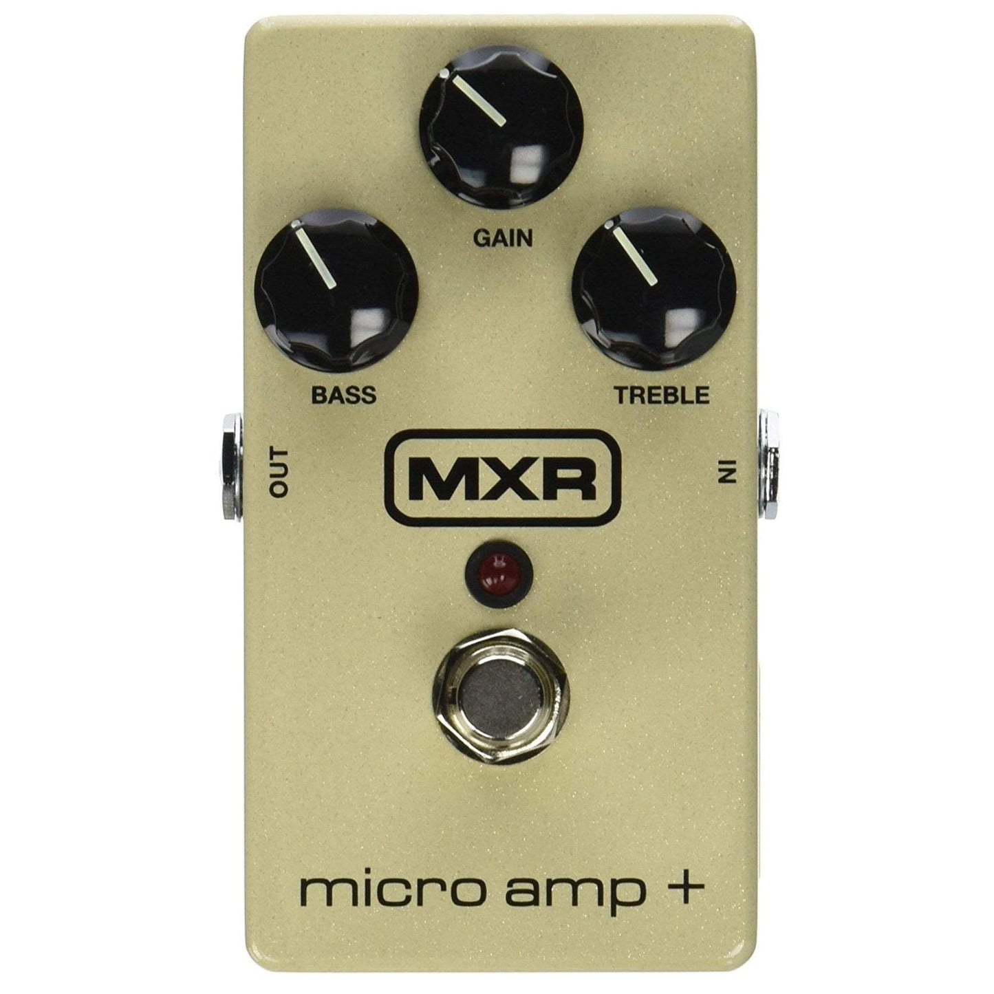 MXR M233 Micro Amp+ Bundle w/ Truetone 1 Spot Space Saving 9v Adapter Effects and Pedals / Overdrive and Boost