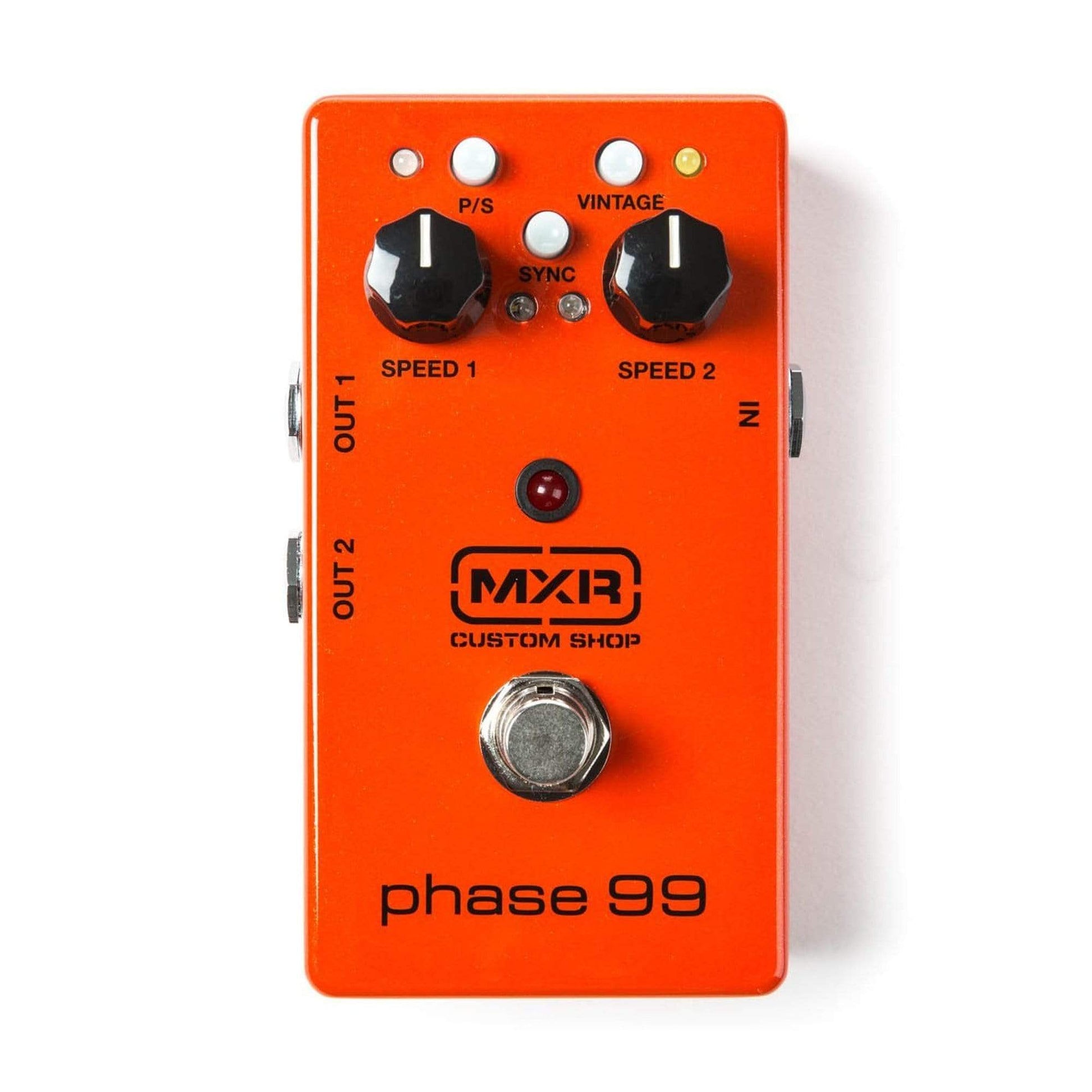 MXR Custom Shop CSP-099 Phase 99 Bundle w/ Truetone 1 Spot Space Saving 9v Adapter Effects and Pedals / Phase Shifters