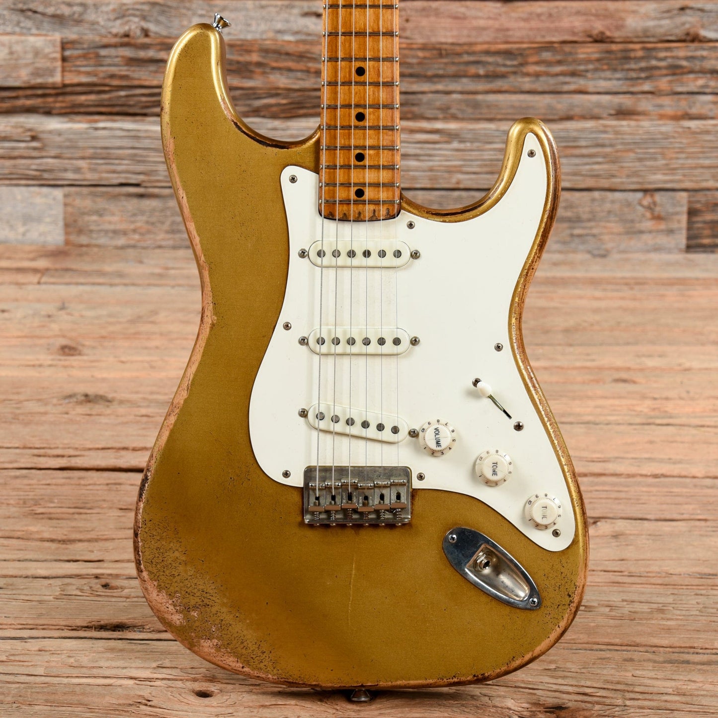 Nacho Banos S-Style Electric Guitar Aztec Gold Electric Guitars / Solid Body