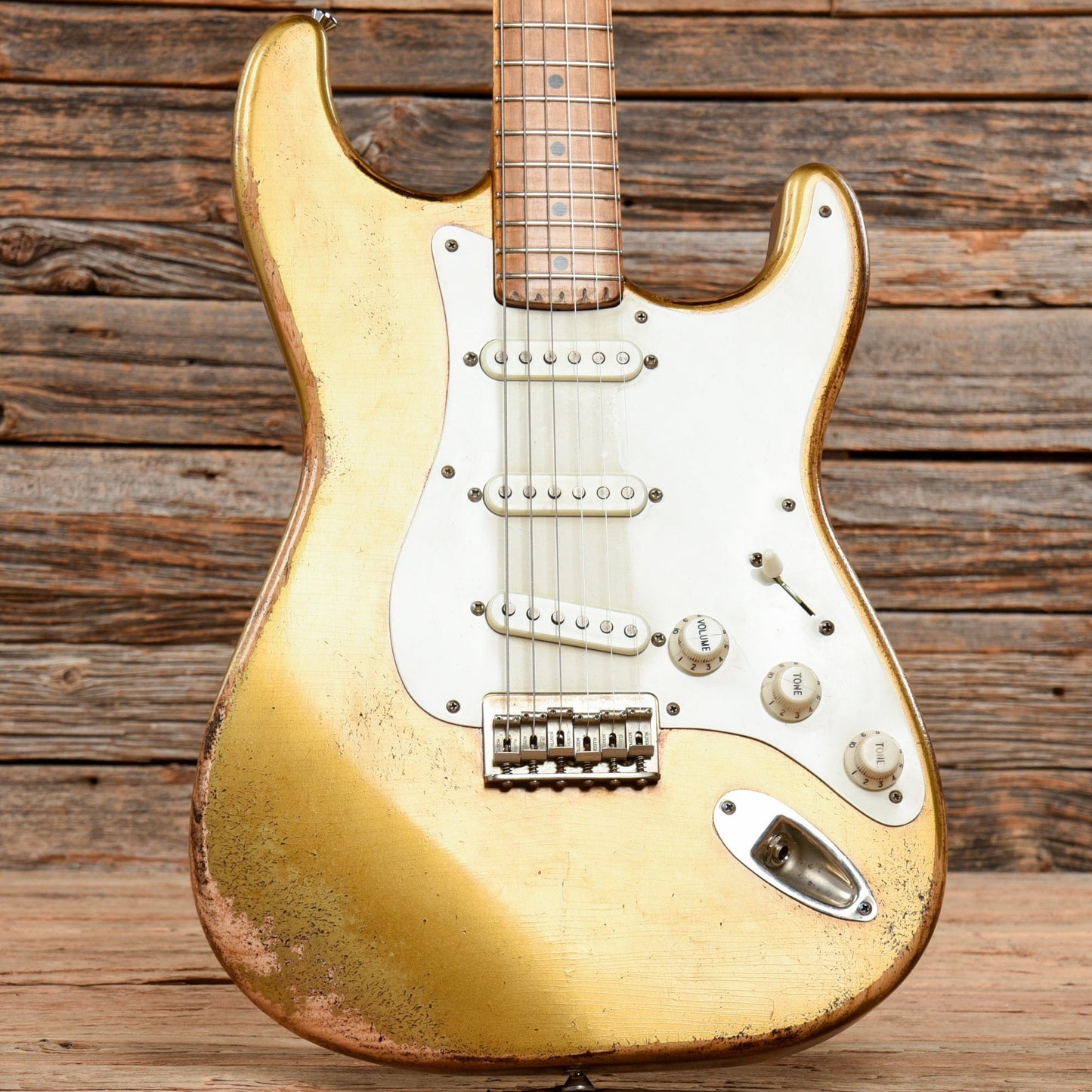 Nacho Banos S-Style Electric Guitar Aztec Gold Electric Guitars / Solid Body