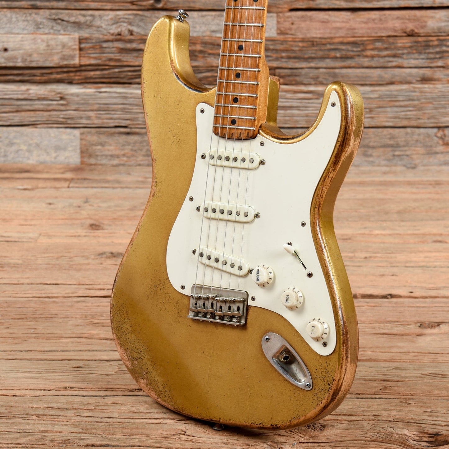 Nacho Banos S-Style Electric Guitar Aztec Gold Electric Guitars / Solid Body