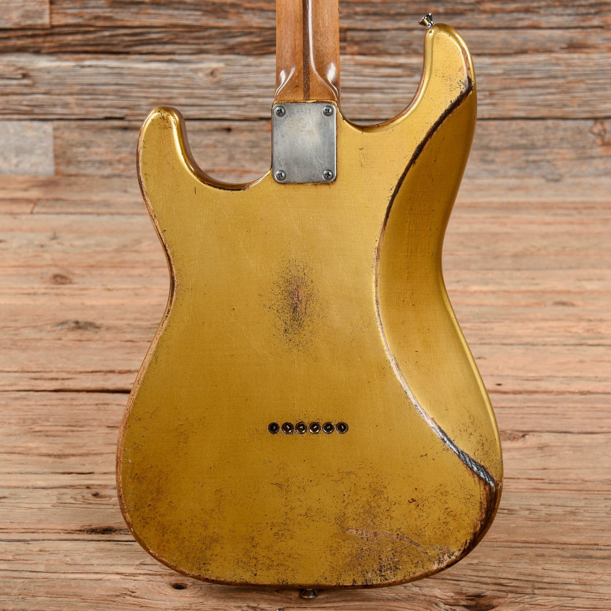 Nacho Banos S-Style Electric Guitar Aztec Gold Electric Guitars / Solid Body