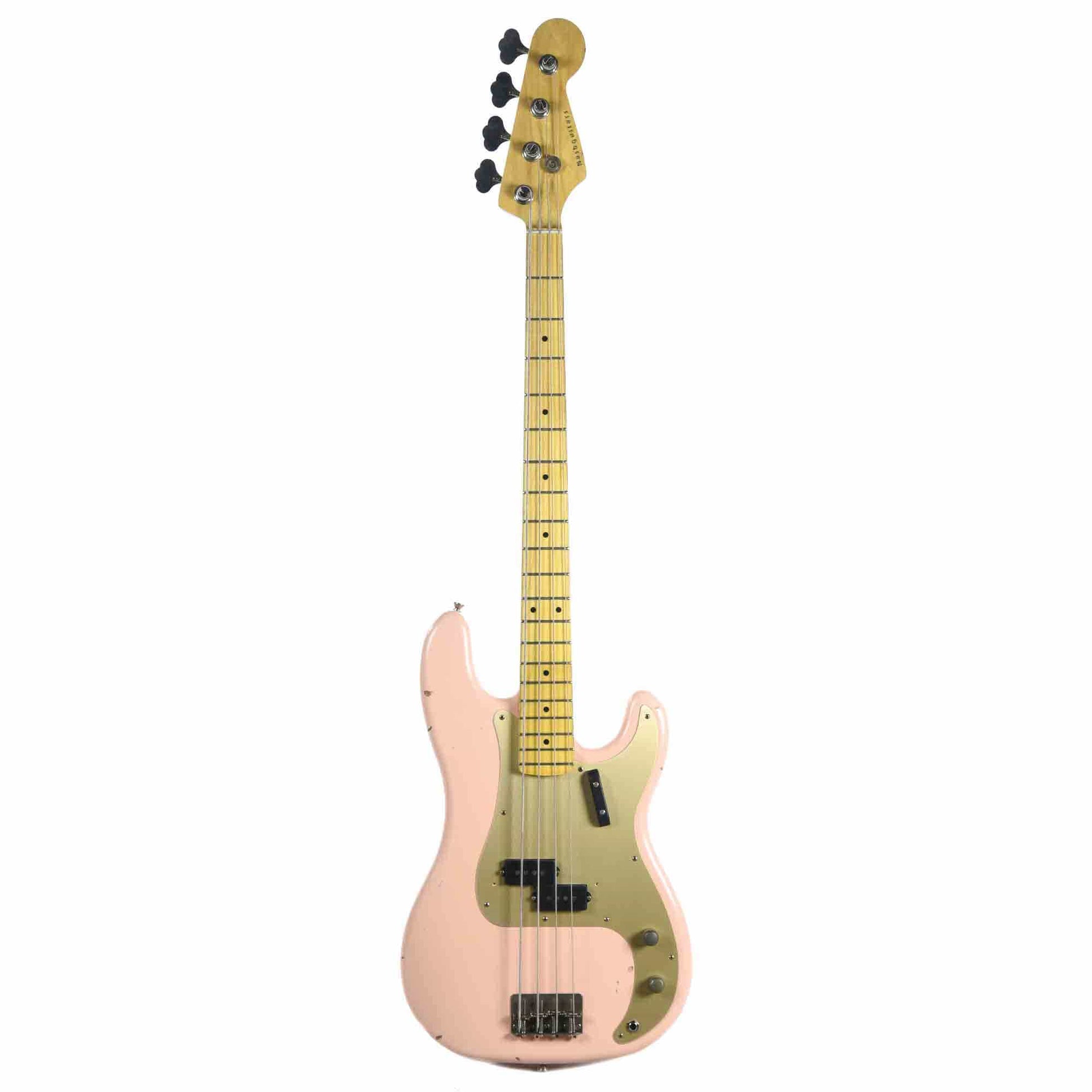 Nash PB-57 Shell Pink Light Relic w/Gold Anodized Pickguard & Lollar Pickups Bass Guitars / 4-String,Electric Guitars / Solid Body