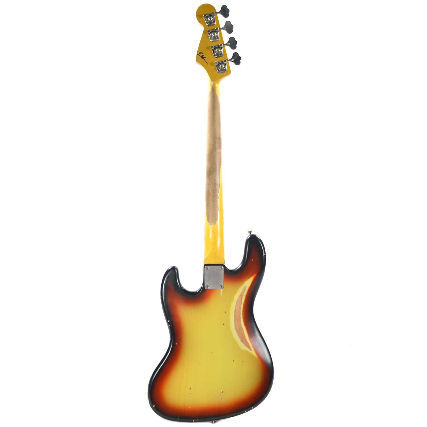 Nash JB-63 3-Tone Sunburst Medium Aging w/Tortoise Pickguard & Lollar Pickups Bass Guitars / 4-String