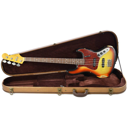 Nash JB-63 3-Tone Sunburst Medium Aging w/Tortoise Pickguard & Lollar Pickups Bass Guitars / 4-String