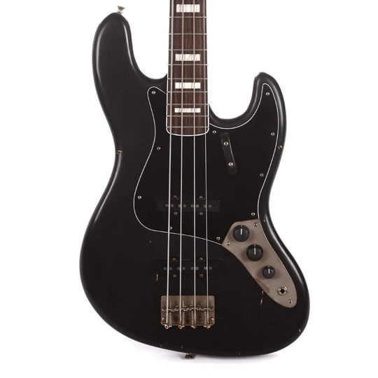 Nash JB-63 Black Light Relic w/Block Inlays, 3-Ply Black Pickguard, & Lollar Pickups Bass Guitars / 4-String