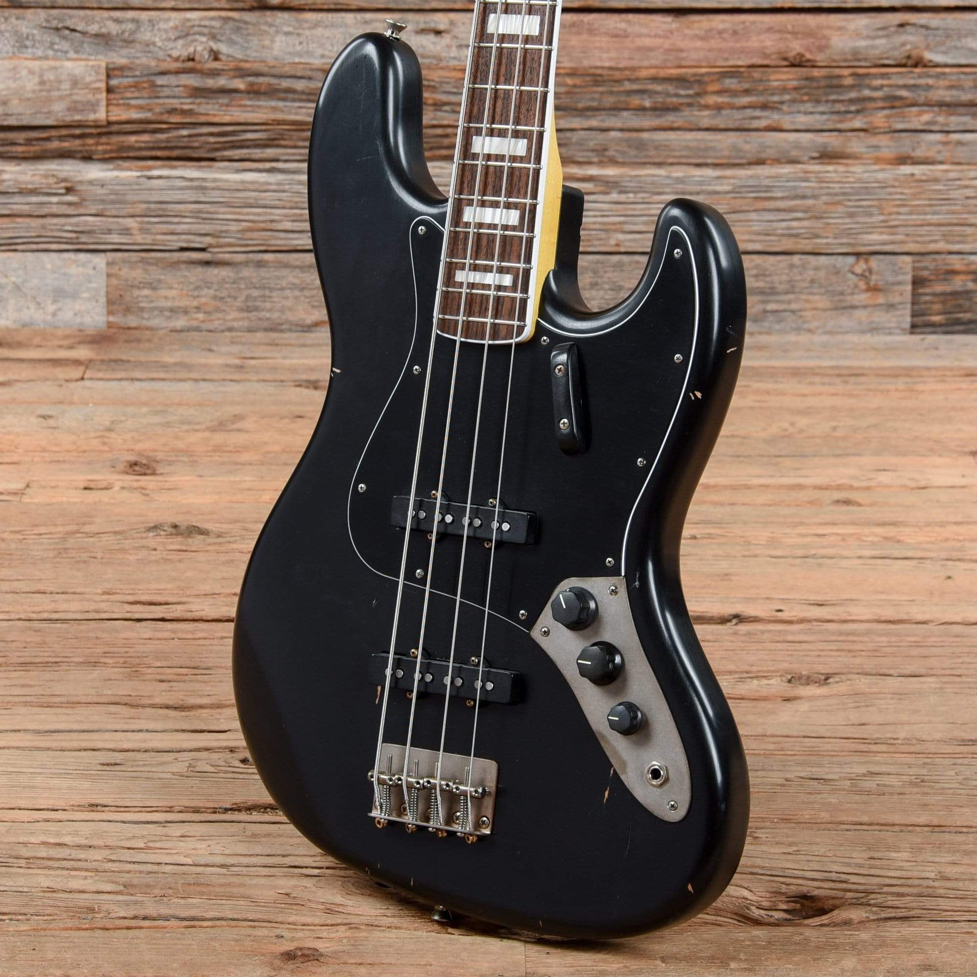 Nash JB-63 Black Light Relic w/Block Inlays, 3-Ply Black Pickguard, & Lollar Pickups Bass Guitars / 4-String
