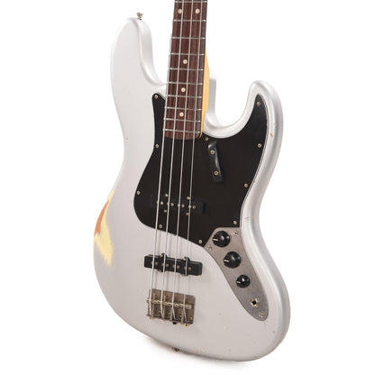 Nash JB-63 Inca Silver Medium Relic w/3-Ply Black Pickguard & Lollar Pickups (Serial #CHI595) Bass Guitars / 4-String