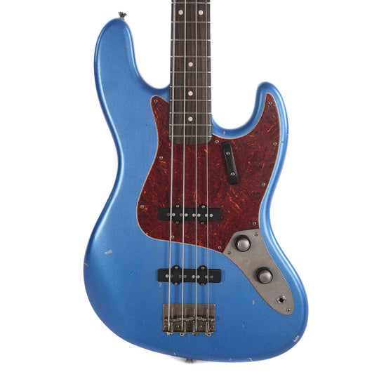 Nash JB-63 Lake Placid Blue Stack Knob Light Relic w/Matching Headstock & Lollar Pickups Bass Guitars / 4-String
