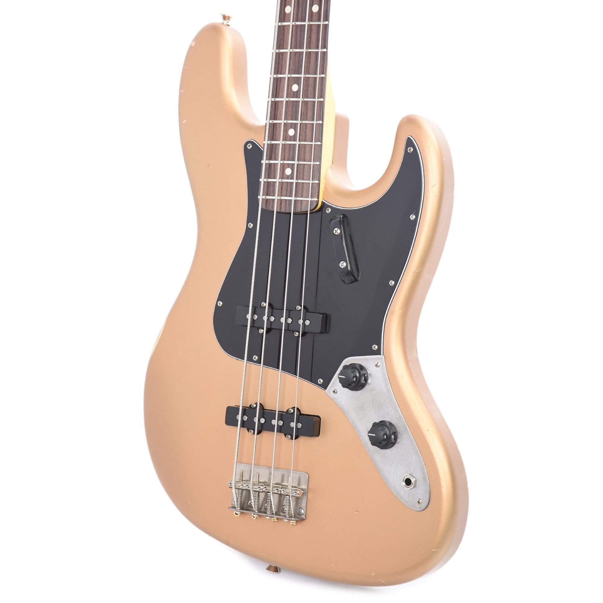 Nash JB-63 Les Paul Gold Light Relic w/3-Ply Black PIckguard, Matching Headstock, Stack Knob, & Lollar Pickups Bass Guitars / 4-String