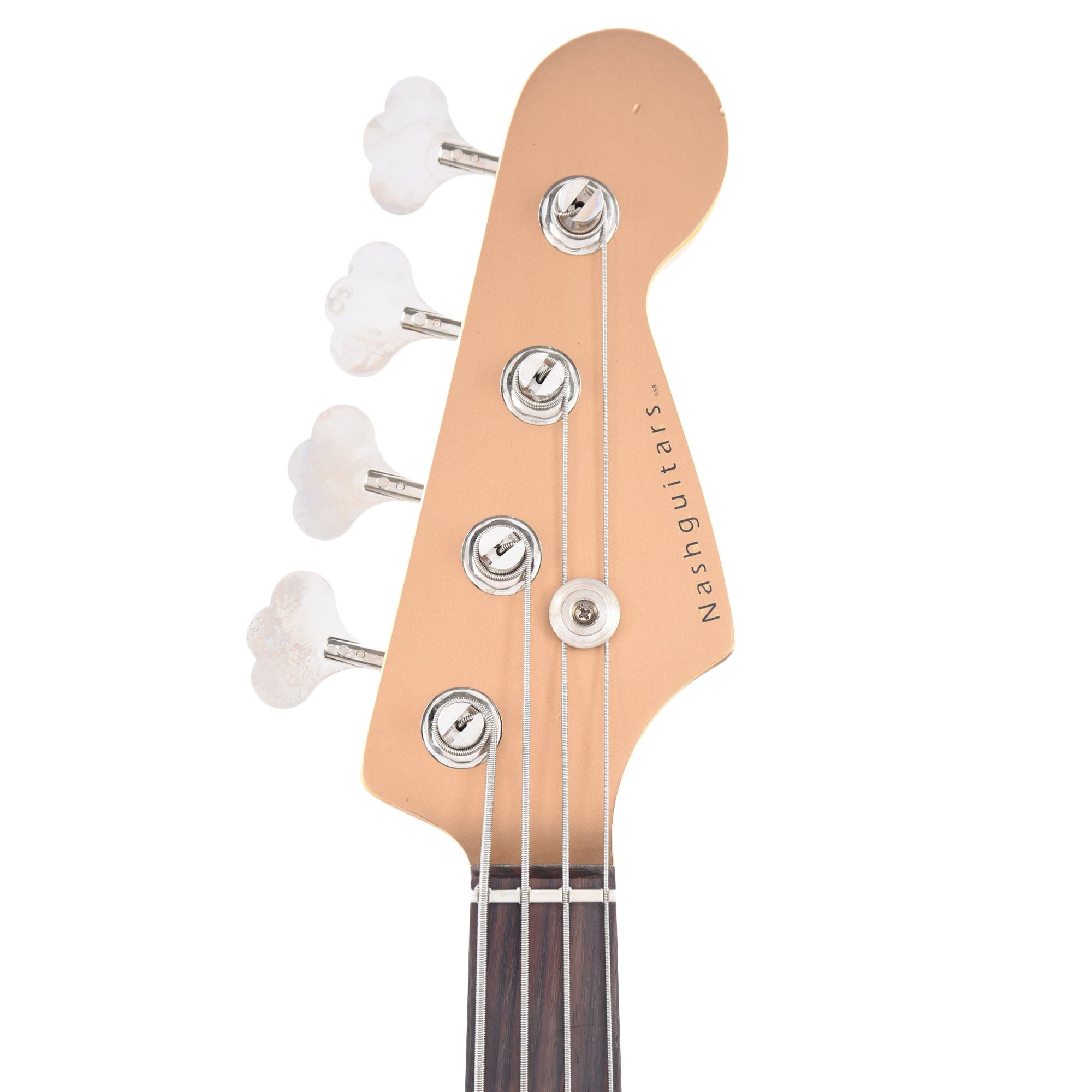 Nash JB-63 Les Paul Gold Light Relic w/3-Ply Black PIckguard, Matching Headstock, Stack Knob, & Lollar Pickups Bass Guitars / 4-String