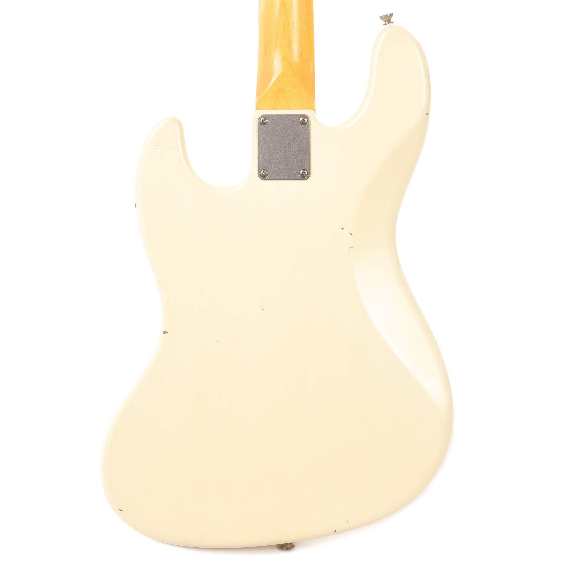 Nash JB-63 Olympic White Light Relic w/4-Ply Tortoise Pickguard, Matching Headstock, Stack Knob, & Lollar Pickups Bass Guitars / 4-String