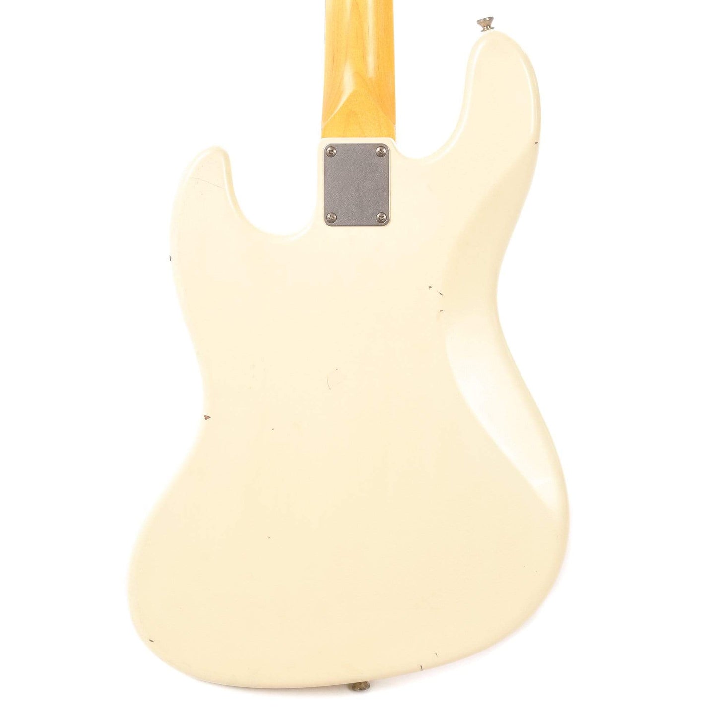 Nash JB-63 Olympic White Light Relic w/4-Ply Tortoise Pickguard, Matching Headstock, Stack Knob, & Lollar Pickups Bass Guitars / 4-String