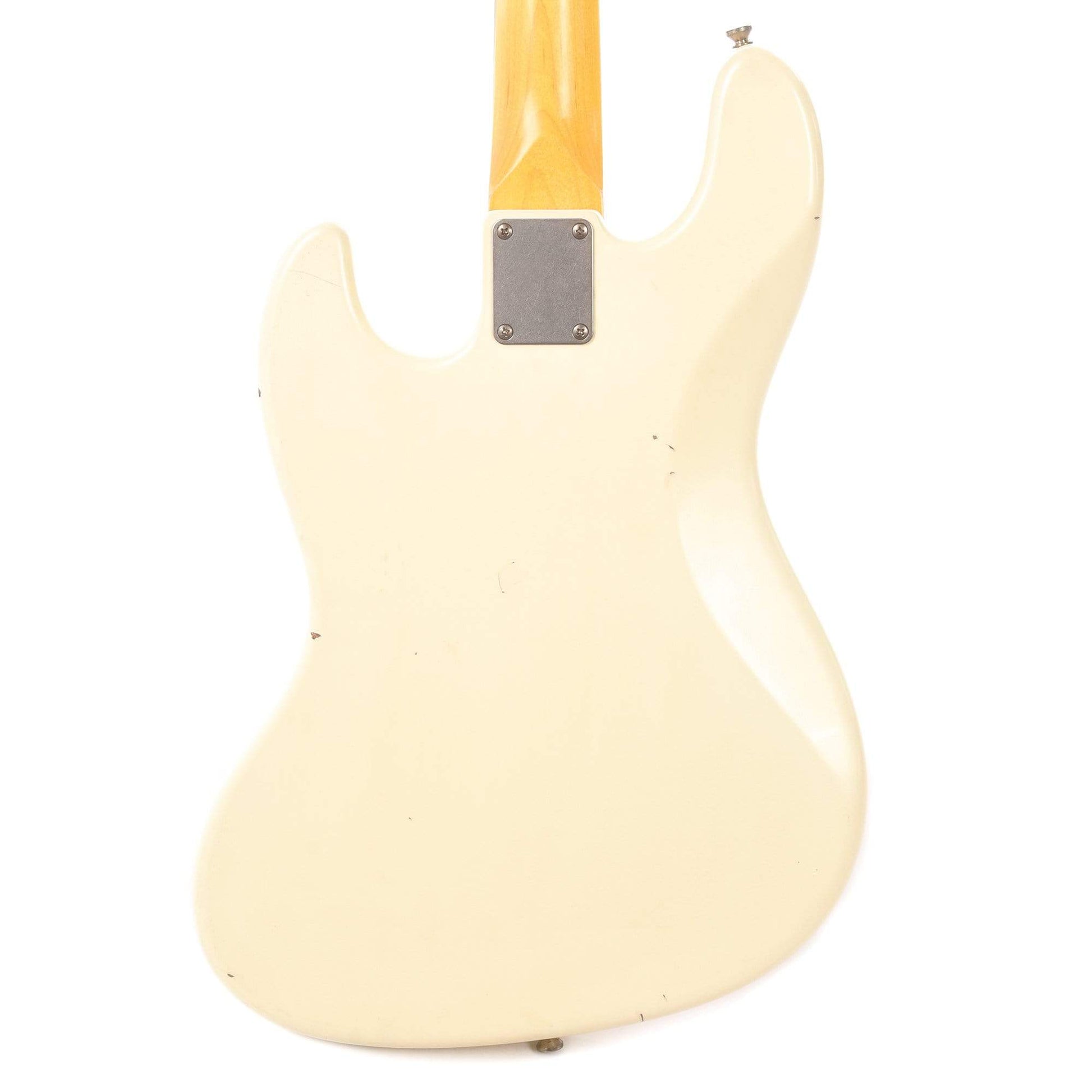 Nash JB-63 Olympic White Light Relic w/4-Ply Tortoise Pickguard, Matching Headstock, Stack Knob, & Lollar Pickups Bass Guitars / 4-String