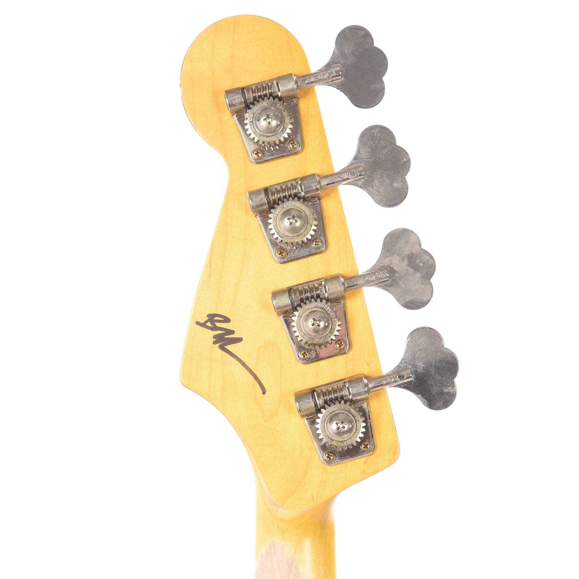 Nash JB-63 Olympic White Light Relic w/4-Ply Tortoise Pickguard, Matching Headstock, Stack Knob, & Lollar Pickups Bass Guitars / 4-String