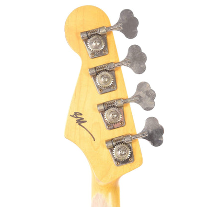 Nash JB-63 Olympic White Light Relic w/4-Ply Tortoise Pickguard, Matching Headstock, Stack Knob, & Lollar Pickups Bass Guitars / 4-String