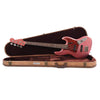 Nash JB-63 Pink Sparkle Light Relic w/4-Ply Tortoise Pickguard, Matching Headstock, Stack Knob, & Lollar Pickups Bass Guitars / 4-String