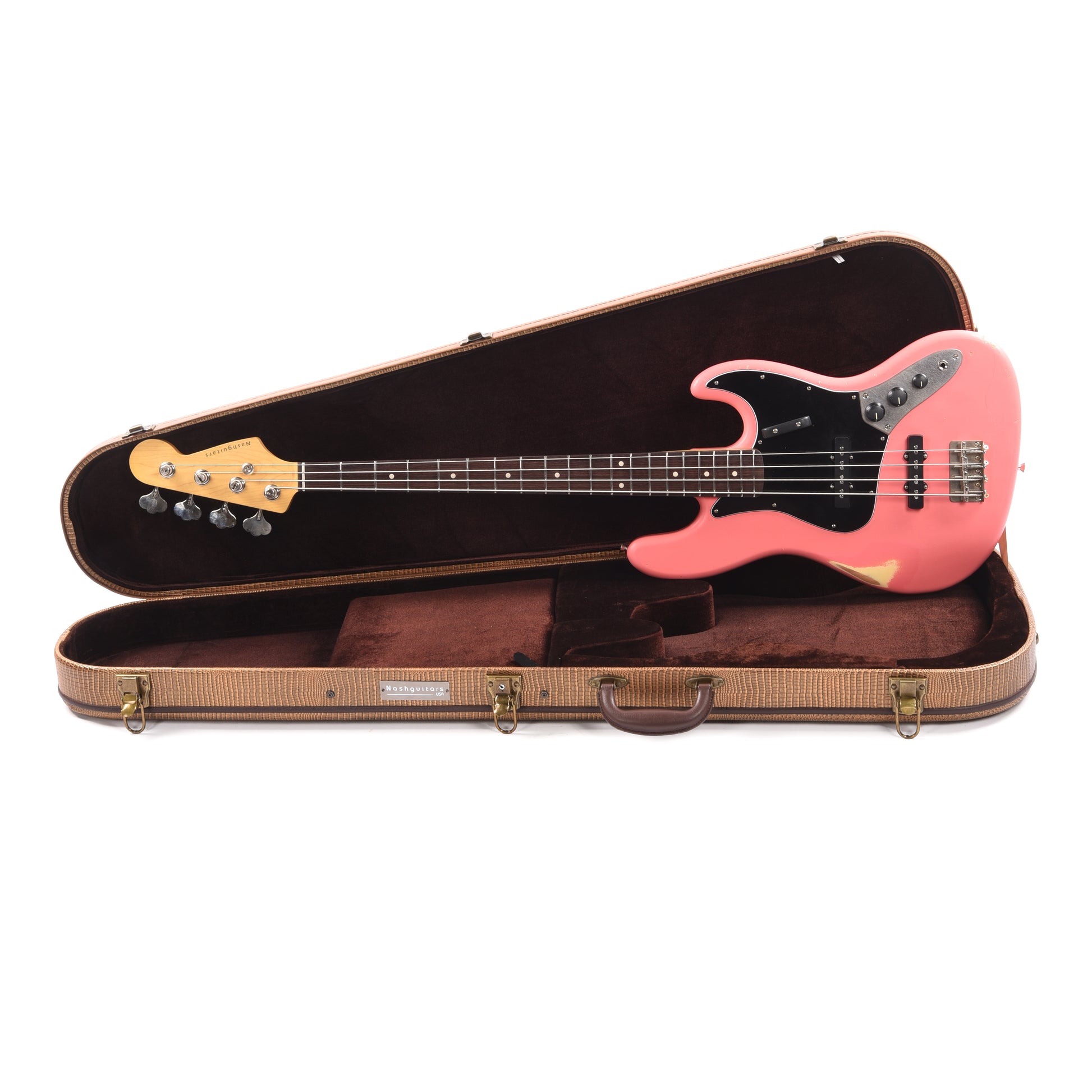 Nash JB-63 Salmon Medium Relic Bass Guitars / 4-String