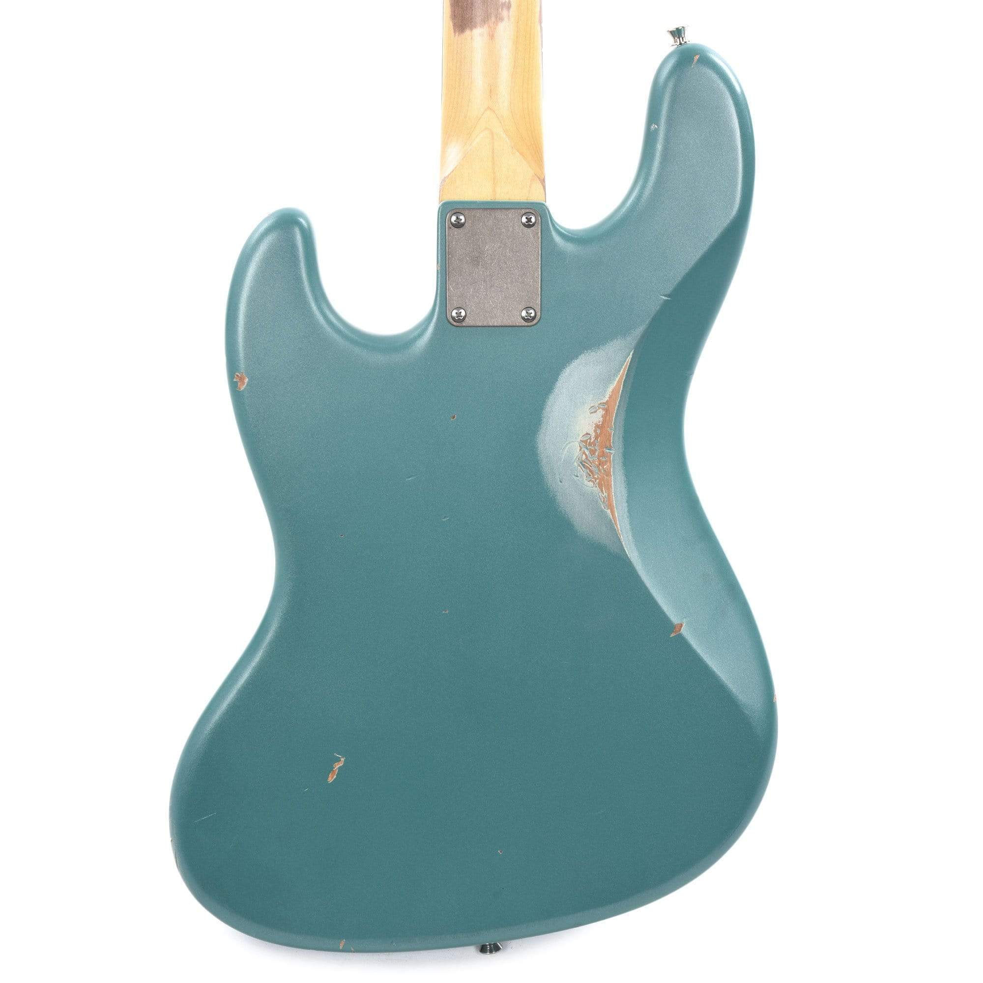 Nash JB-63 Sherwood Green Medium Relic w/4-Ply Tortoise Pickguard, Stack Knob, & Lollar Pickups Bass Guitars / 4-String