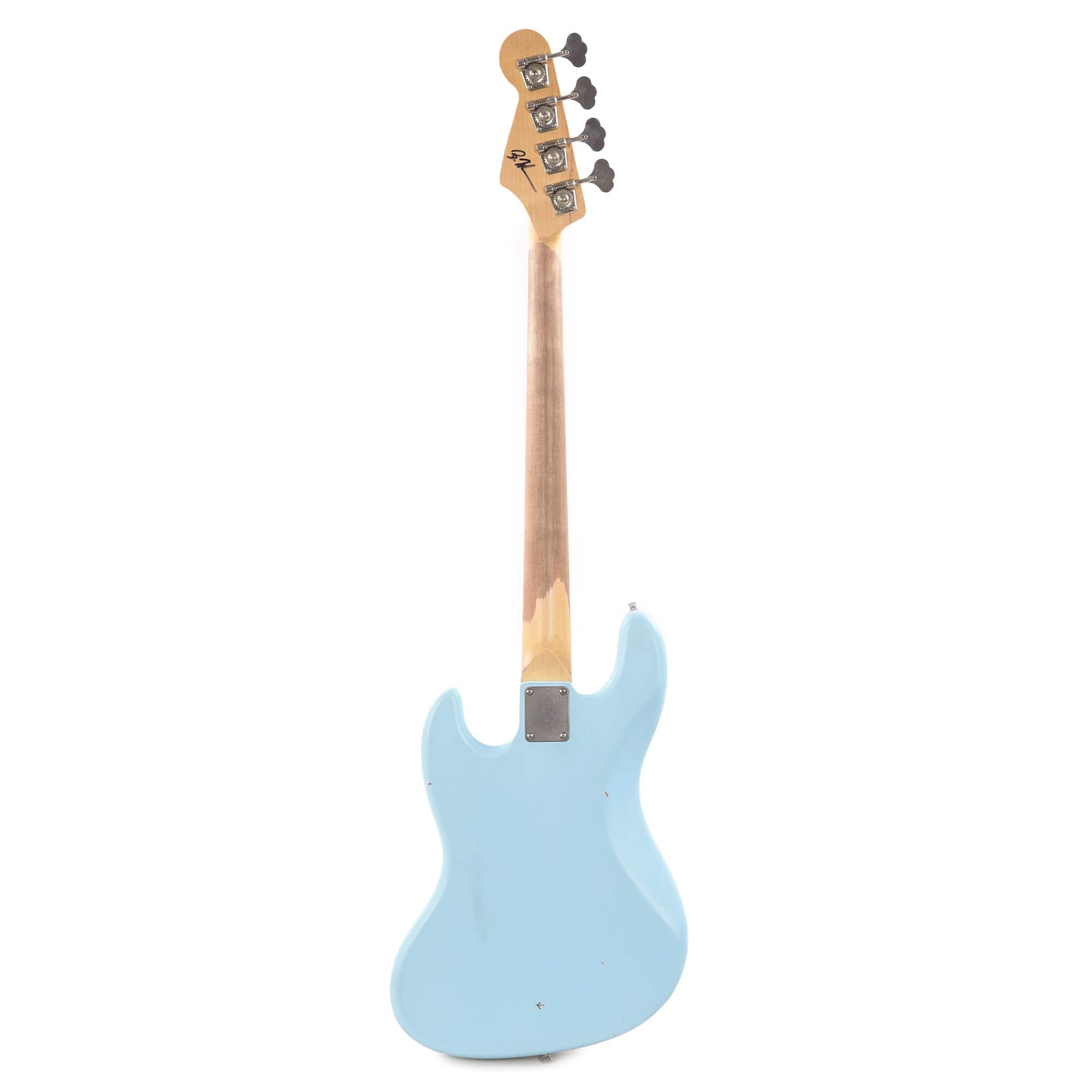 Nash JB-63 Sonic Blue Light Relic w/4-Ply Tortoise Pickguard, Matching Headstock & Lollar Pickups Bass Guitars / 4-String