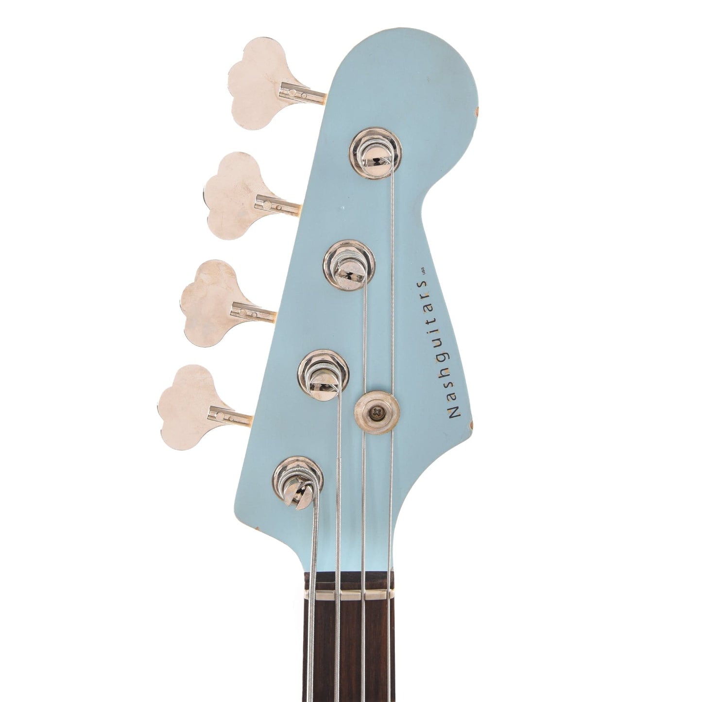 Nash JB-63 Sonic Blue Light Relic w/4-Ply Tortoise Pickguard, Matching Headstock & Lollar Pickups Bass Guitars / 4-String