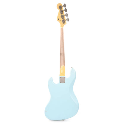 Nash JB-63 Sonic Blue Light Relic w/4-Ply Tortoise Pickguard, Matching Headstock, Stack Knob, & Lollar Pickups Bass Guitars / 4-String