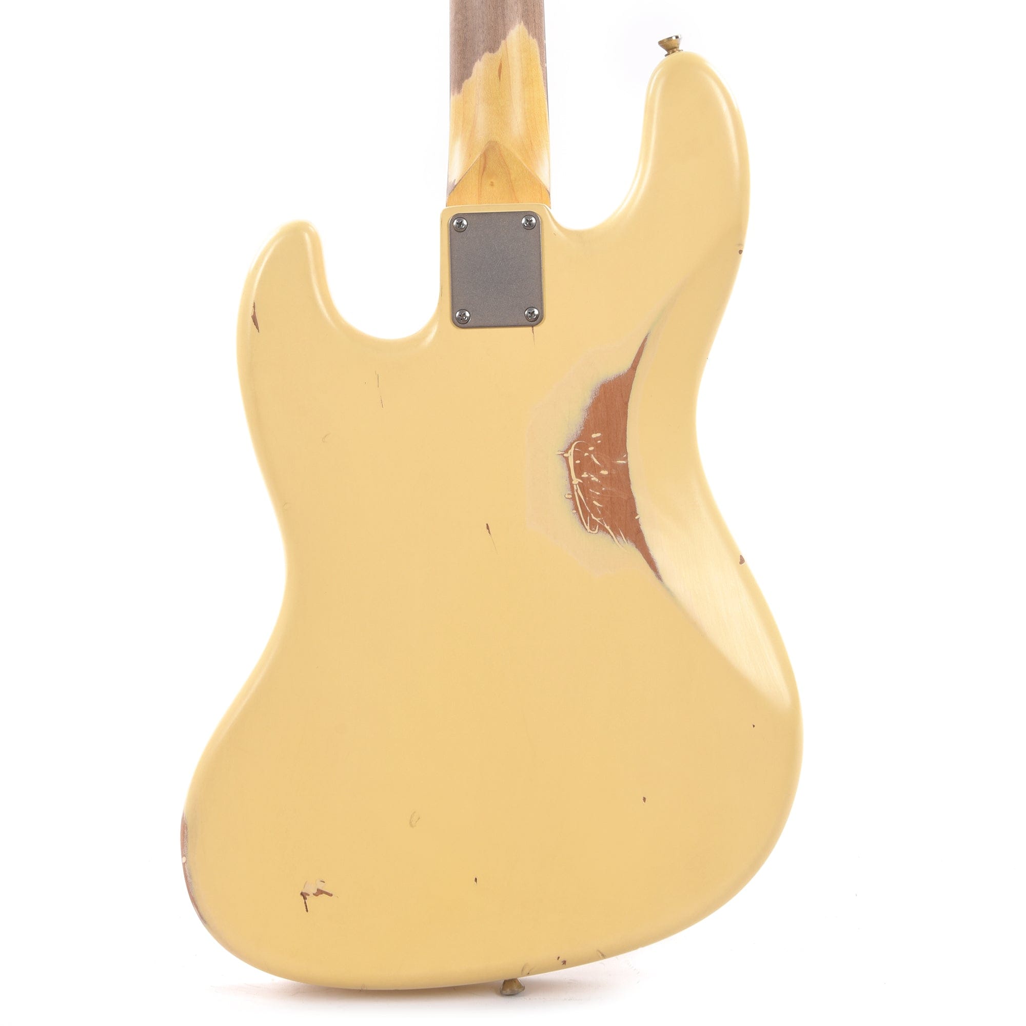 Nash JB-63 Vintage White Medium Relic w/3-Ply Mint Pickguard, & Lollar Pickups Bass Guitars / 4-String