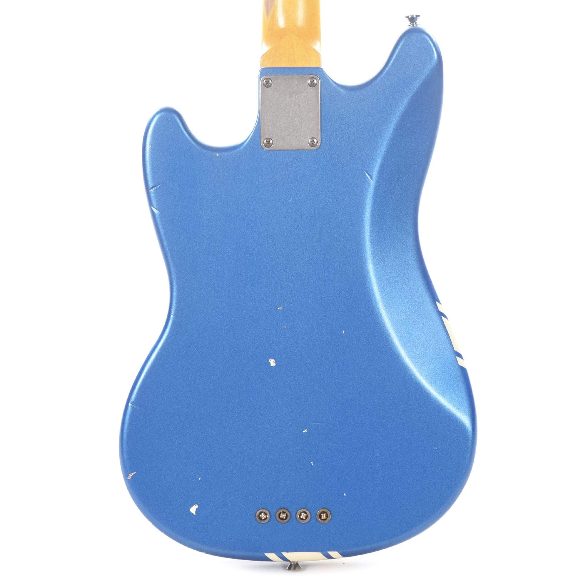 Nash MB-63 Lake Placid Blue Competition Stripe Light Relic w/Matching Headstock, 3-Ply Pearloid Pickguard, & Lollar Pickups Bass Guitars / 4-String