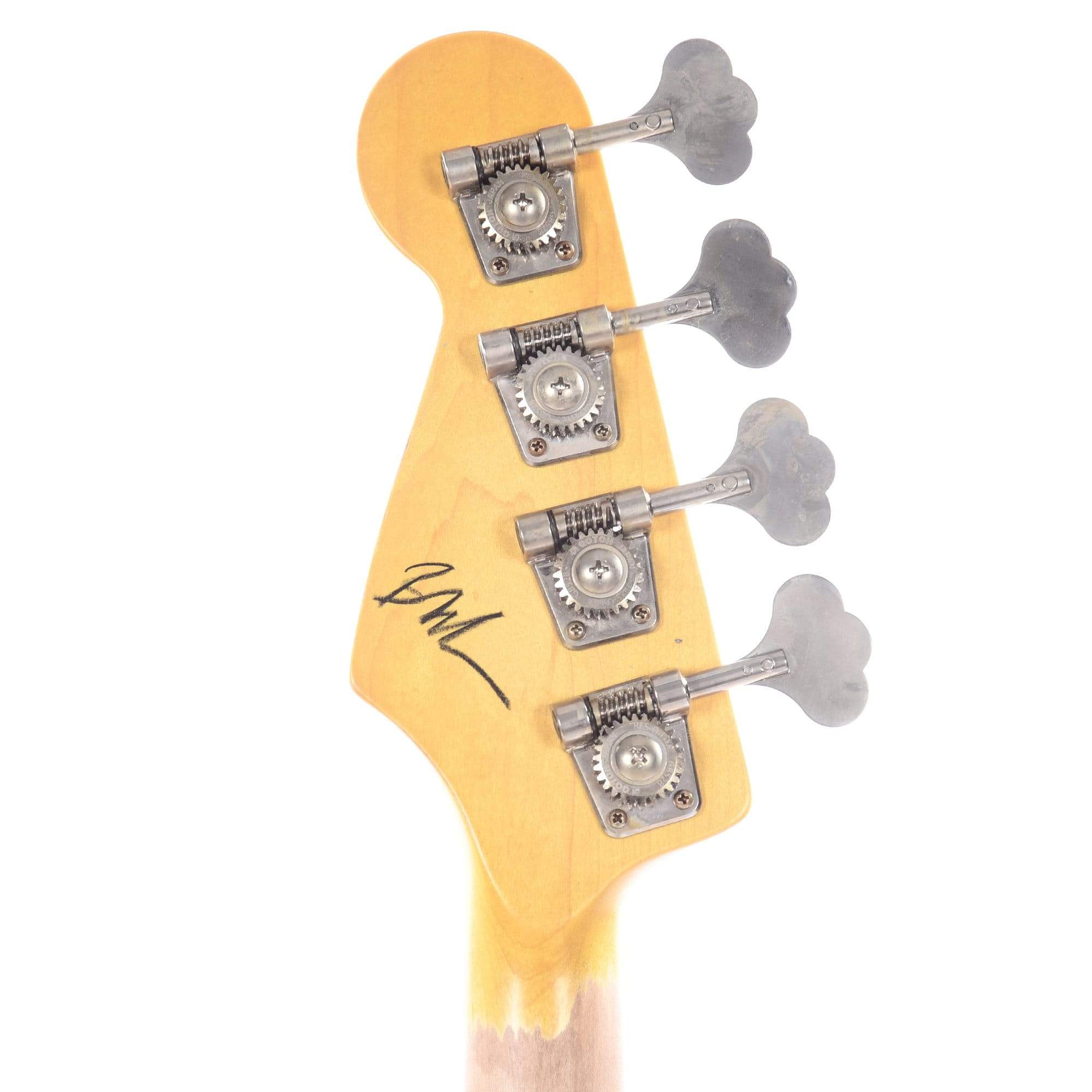 Nash MB-63 Lake Placid Blue Competition Stripe Light Relic w/Matching Headstock, 3-Ply Pearloid Pickguard, & Lollar Pickups Bass Guitars / 4-String