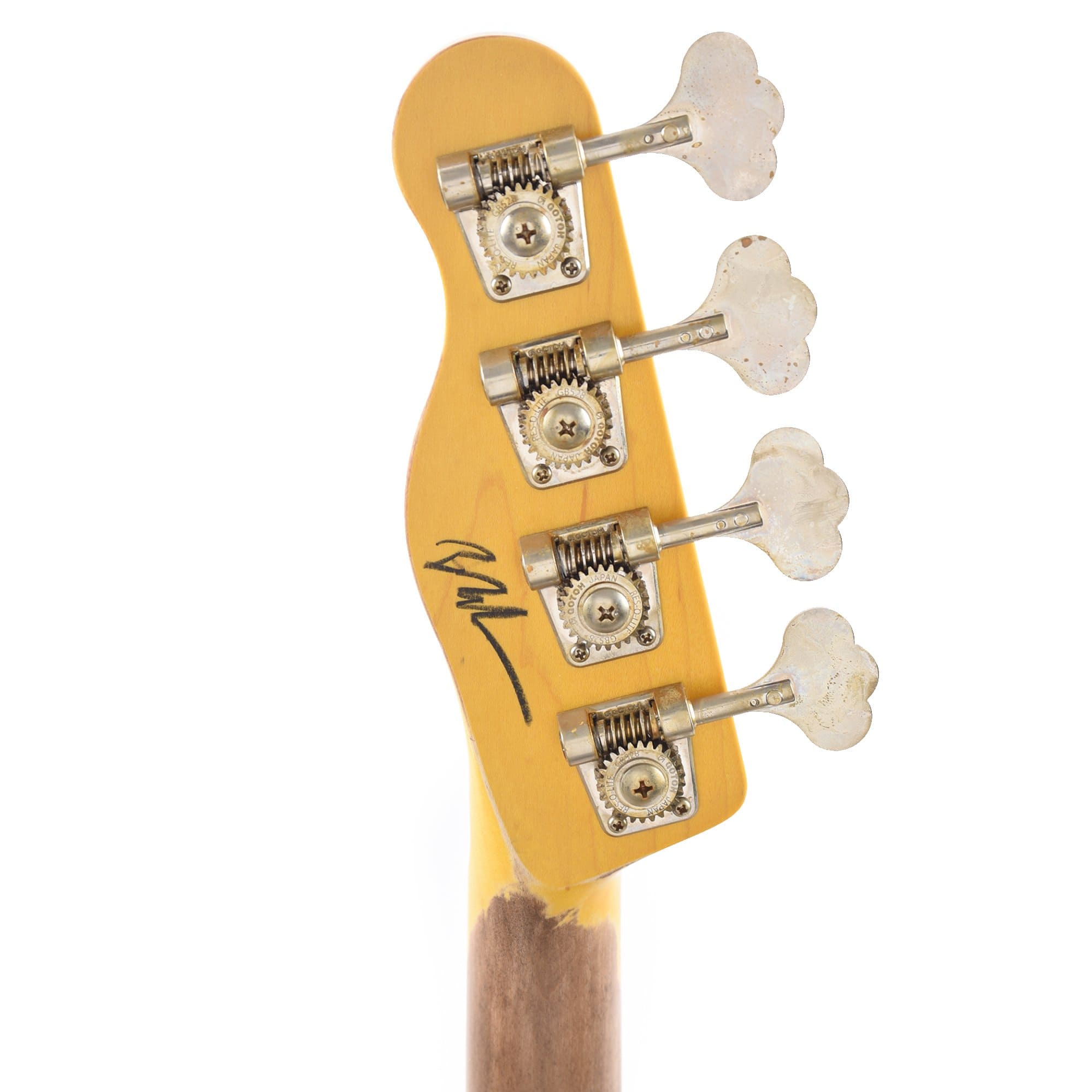 Nash PB-52 Ash Butterscotch Blonde Heavy Relic w/1-Ply Black Pickguard & Lollar Pickup Bass Guitars / 4-String