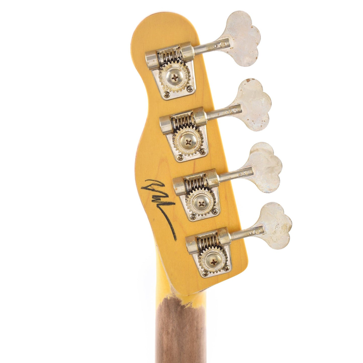Nash PB-52 Ash Butterscotch Blonde Heavy Relic w/1-Ply Black Pickguard & Lollar Pickup Bass Guitars / 4-String