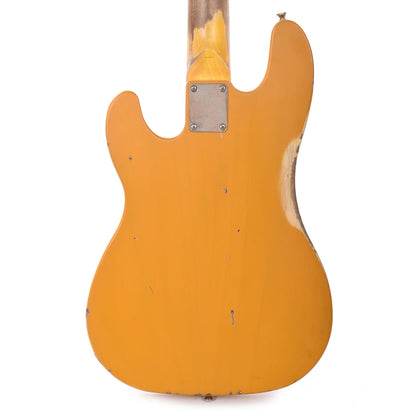 Nash PB-52 Butterscotch Blonde Medium Relic w/1-Ply Black Pickguard & Lollar Pickup Bass Guitars / 4-String
