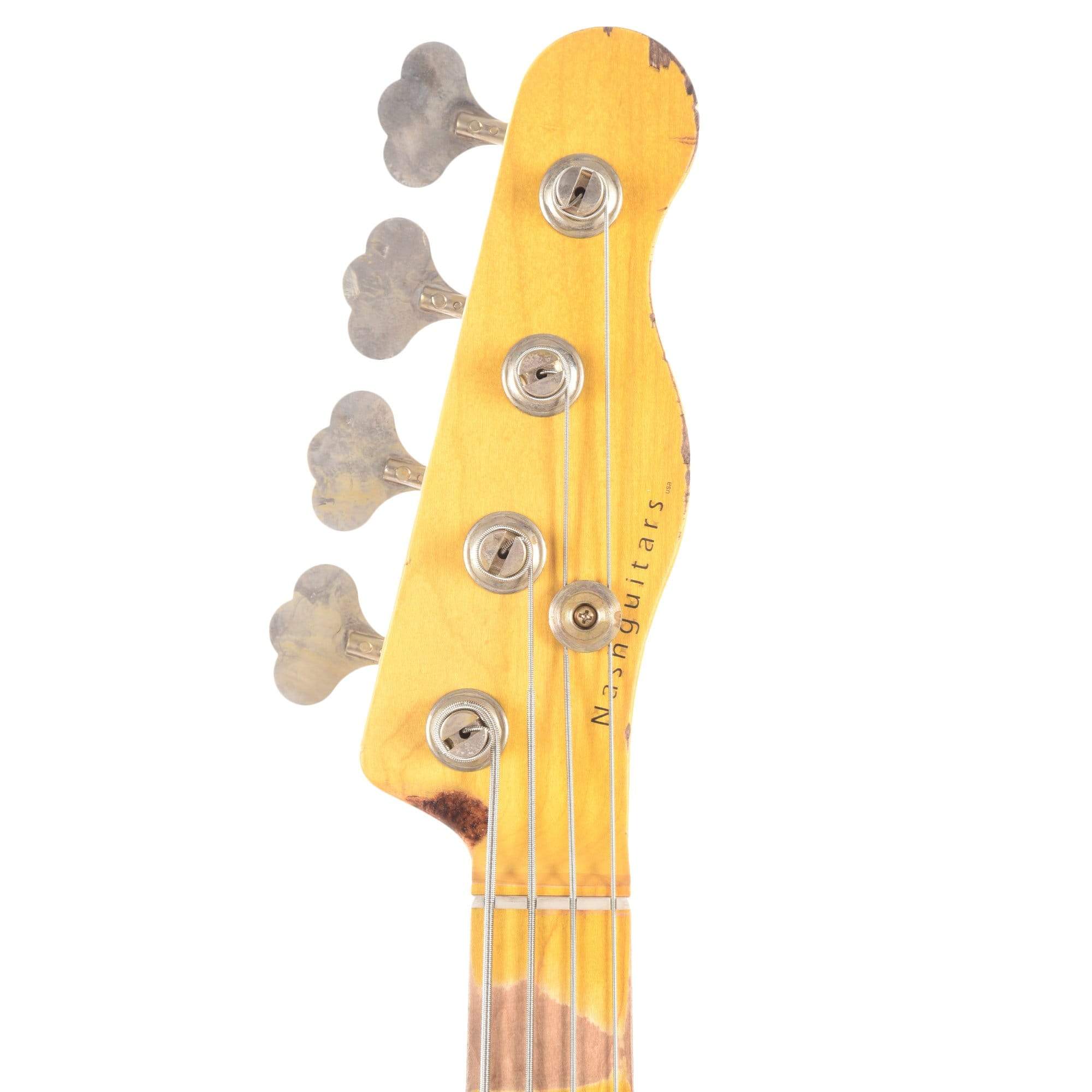 Nash PB-55 2-Tone Sunburst Extra Heavy Relic w/1-Ply White Pickguard & Lollar Pickup Bass Guitars / 4-String